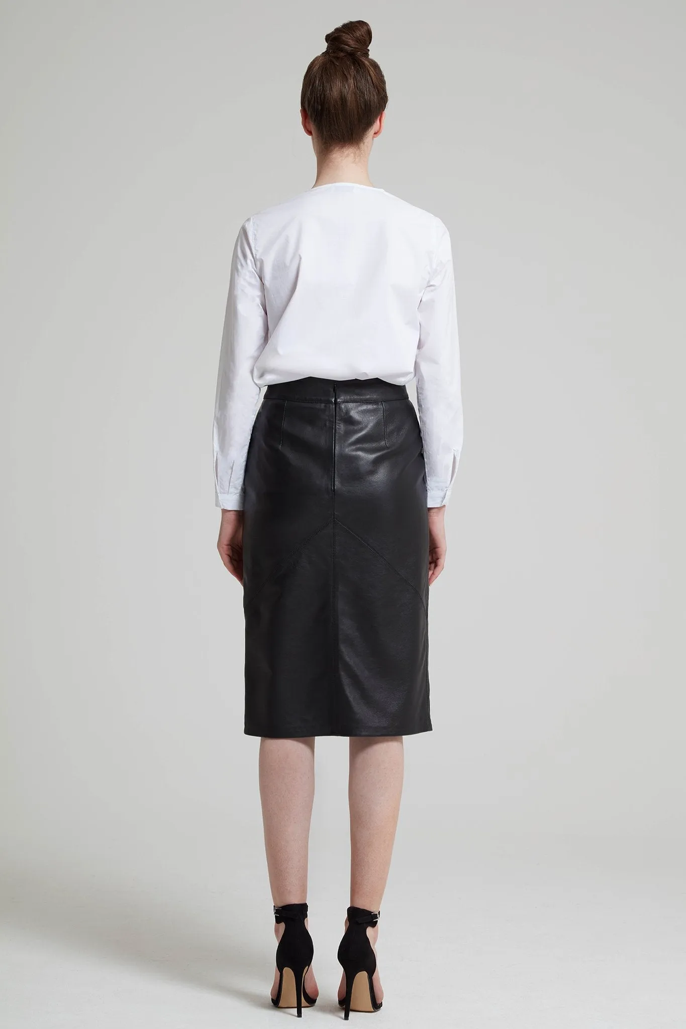 Leather Pencil Skirt