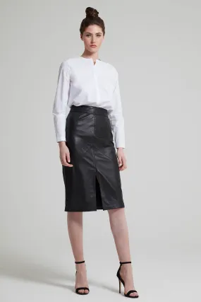 Leather Pencil Skirt