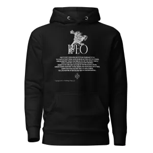 Leo Unisex Zodiac Poetry Hoodie