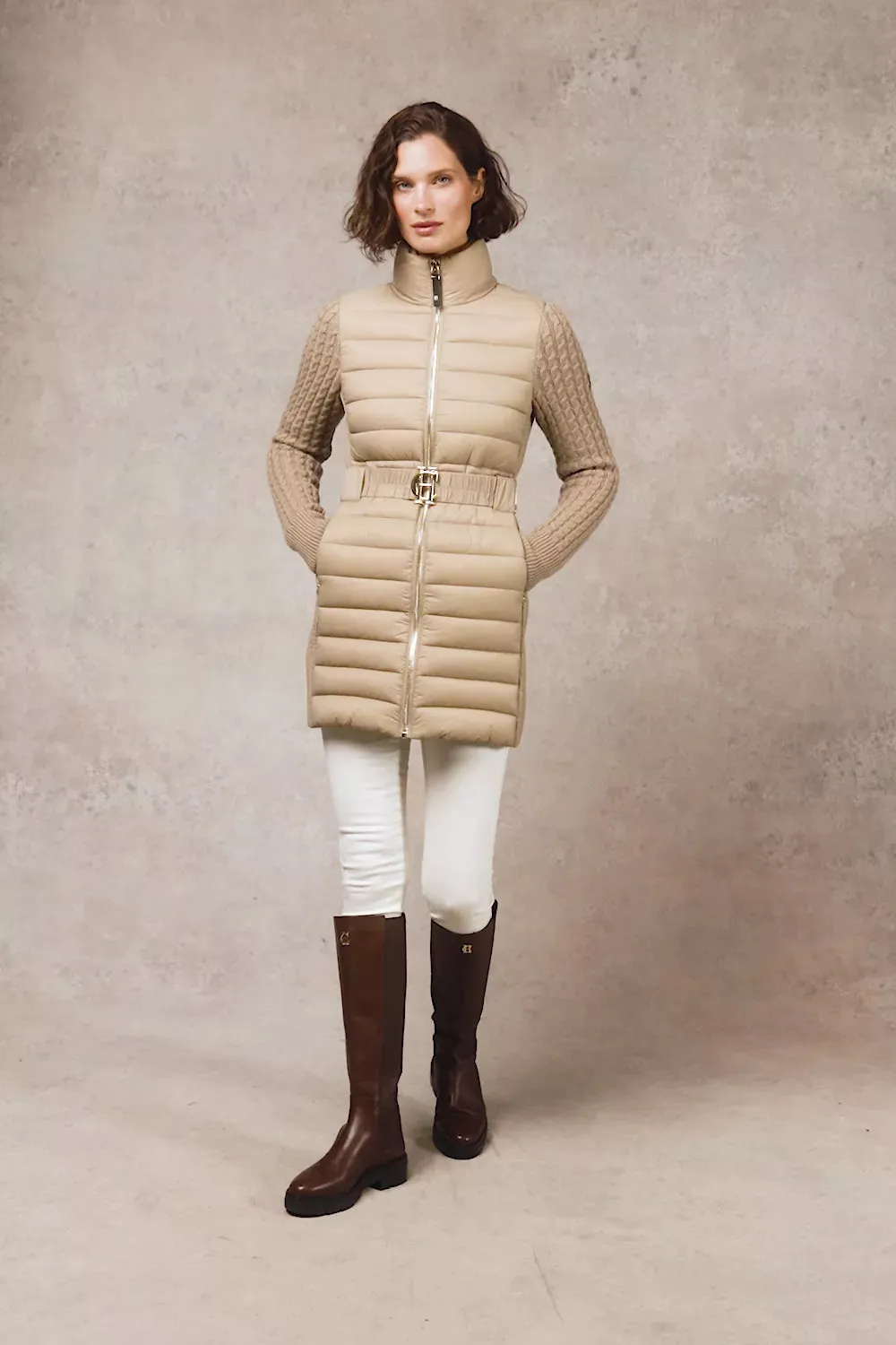 Linfold Hybrid Coat (Champagne)