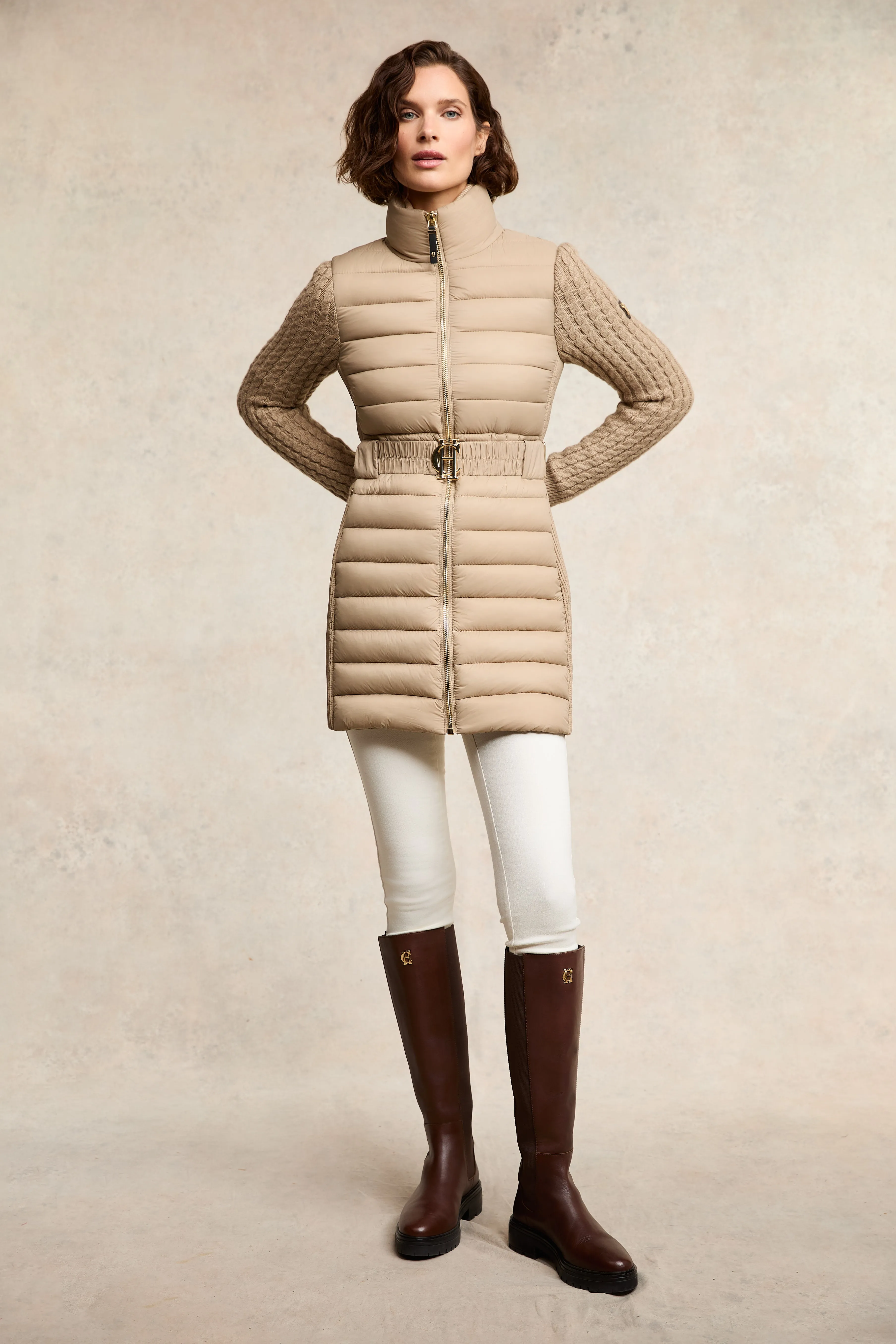 Linfold Hybrid Coat (Champagne)