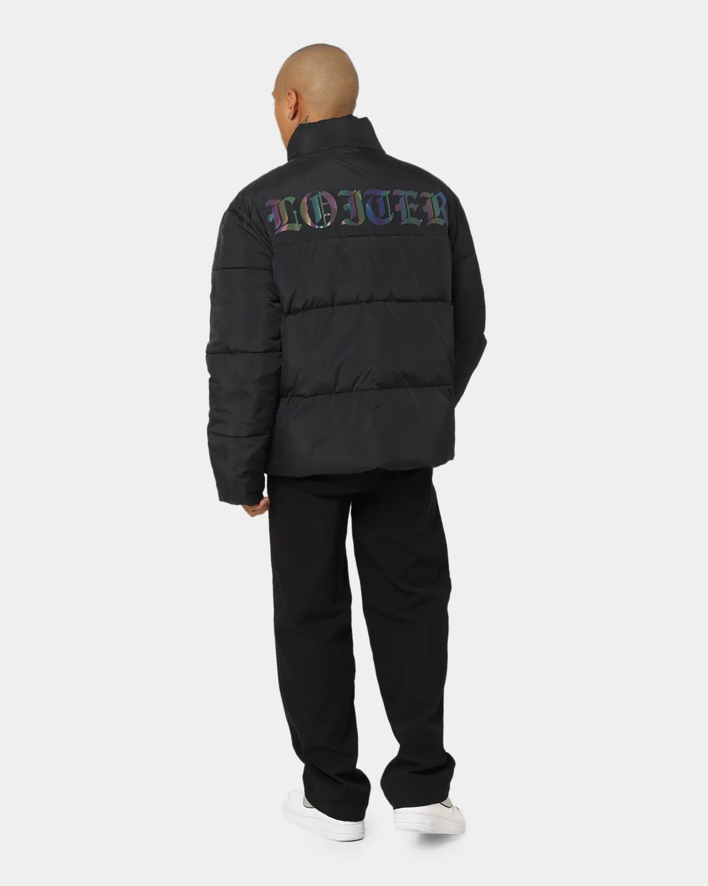 Loiter Certified Reversible Puffer Jacket Black