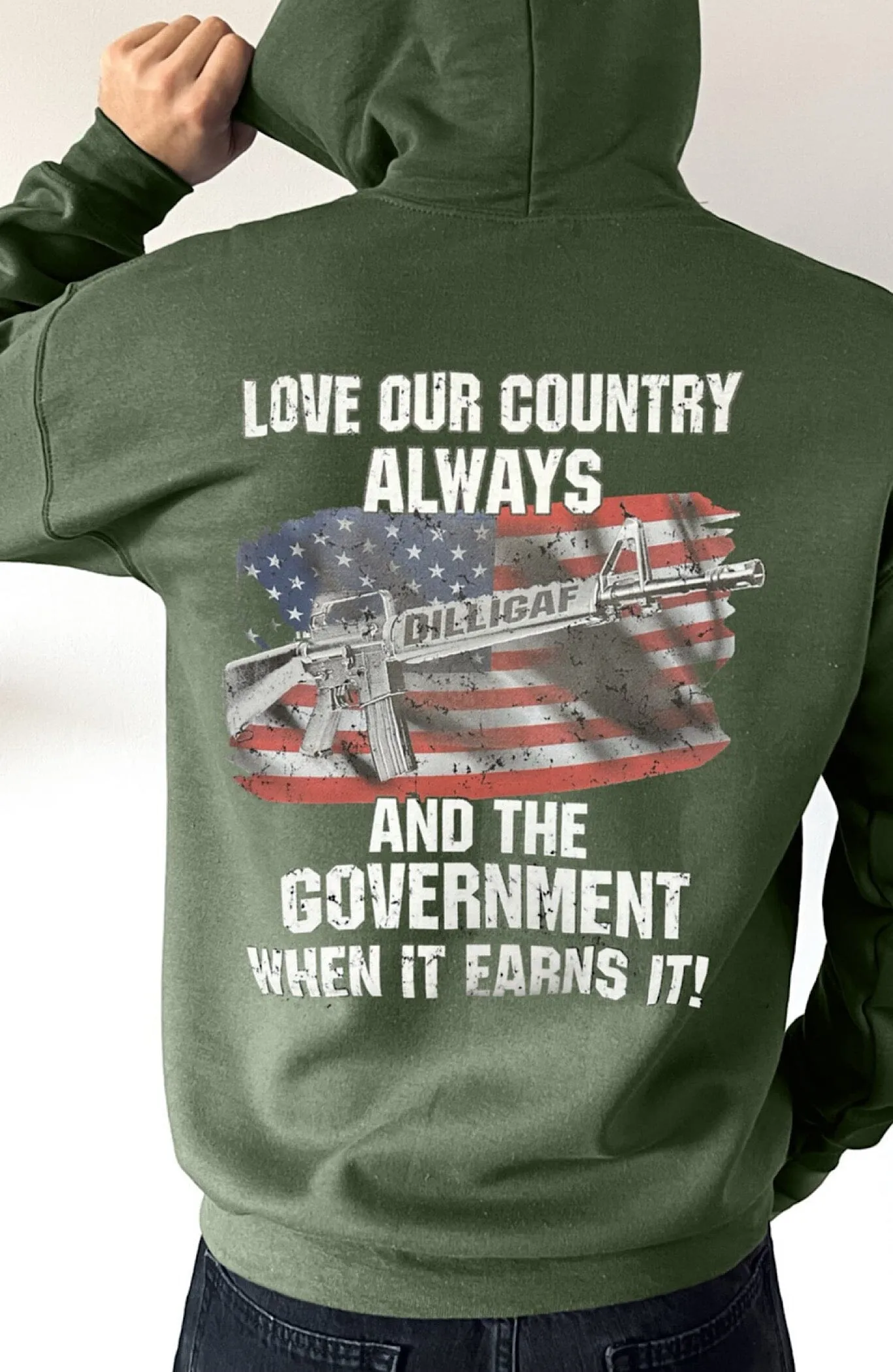 Love our Country Pullover Hoodie