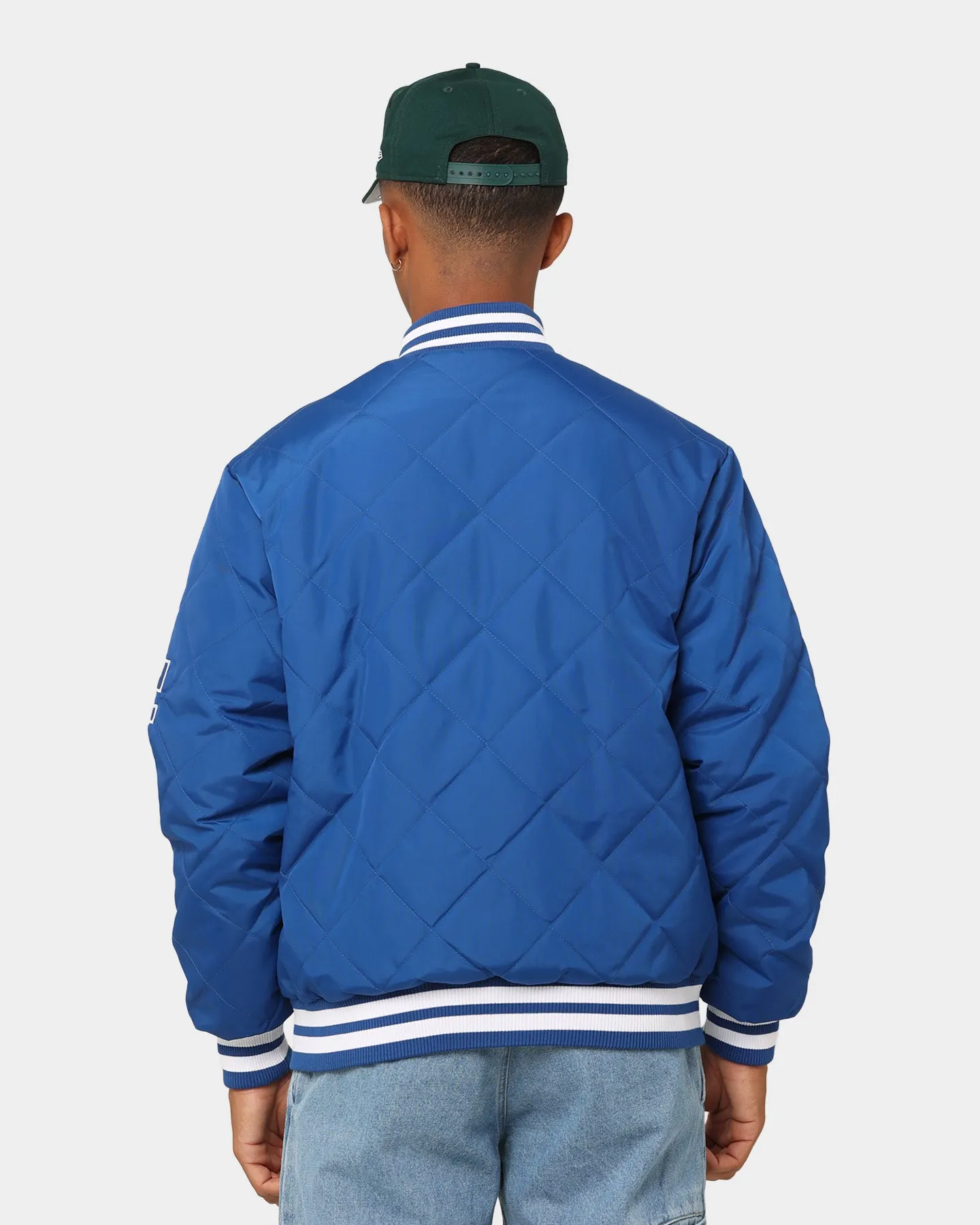 Majestic Athletic Los Angeles Dodgers Tonals Quilted Varsity Jacket Royal