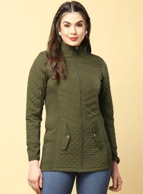 Martini Olive quilted Jacket