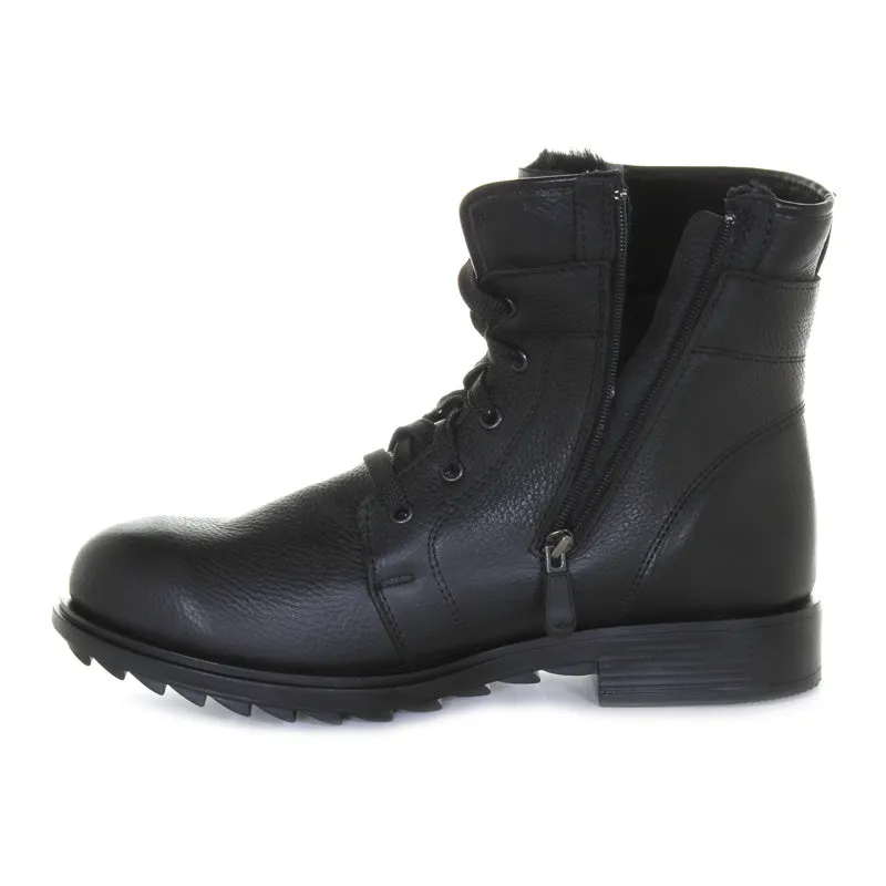 Mens Matthew Shearling Leather Boot