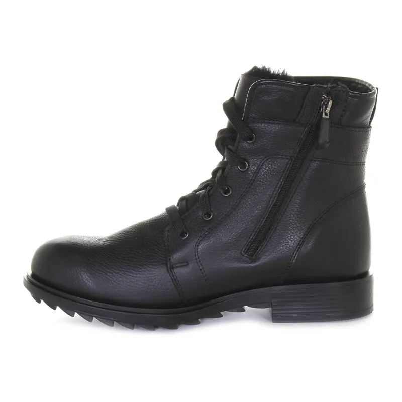 Mens Matthew Shearling Leather Boot