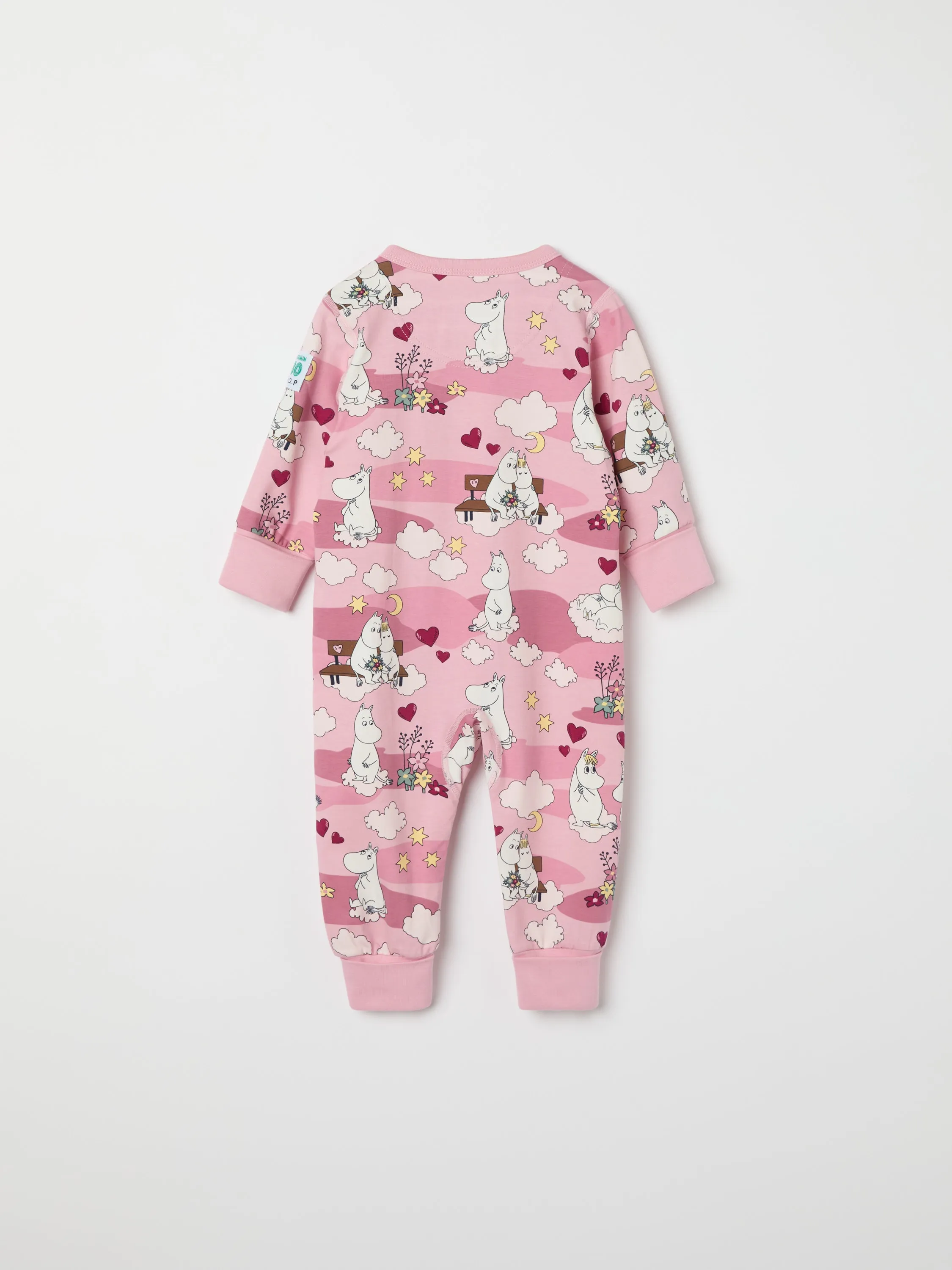 Moomin Print Baby Sleepsuit