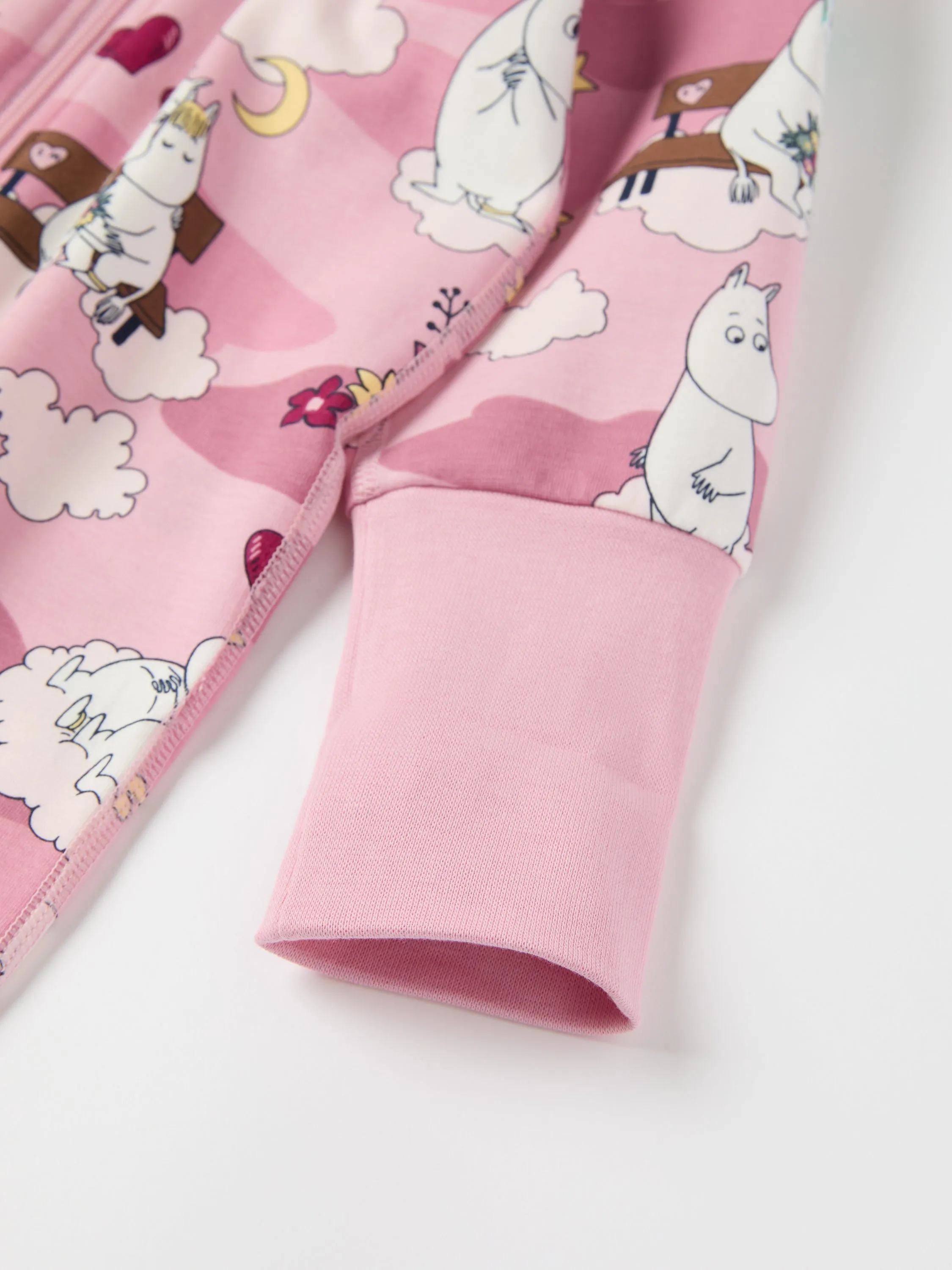 Moomin Print Baby Sleepsuit