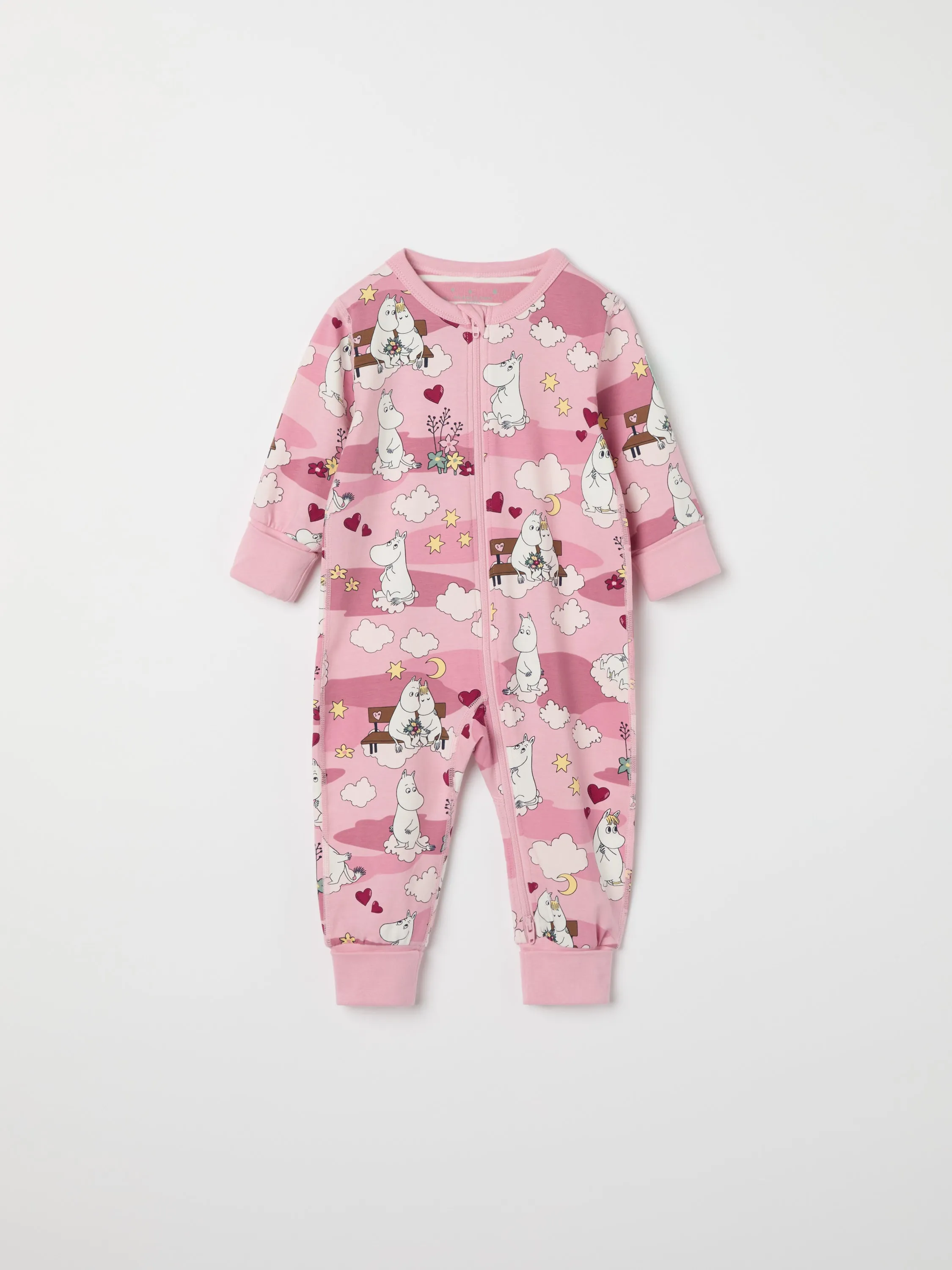 Moomin Print Baby Sleepsuit