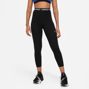 Nike Pro 365 Womens High Waisted Cropped Mesh Panel Leggings