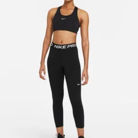 Nike Pro 365 Womens Mid-Rise Cropped Mesh Panel Leggings