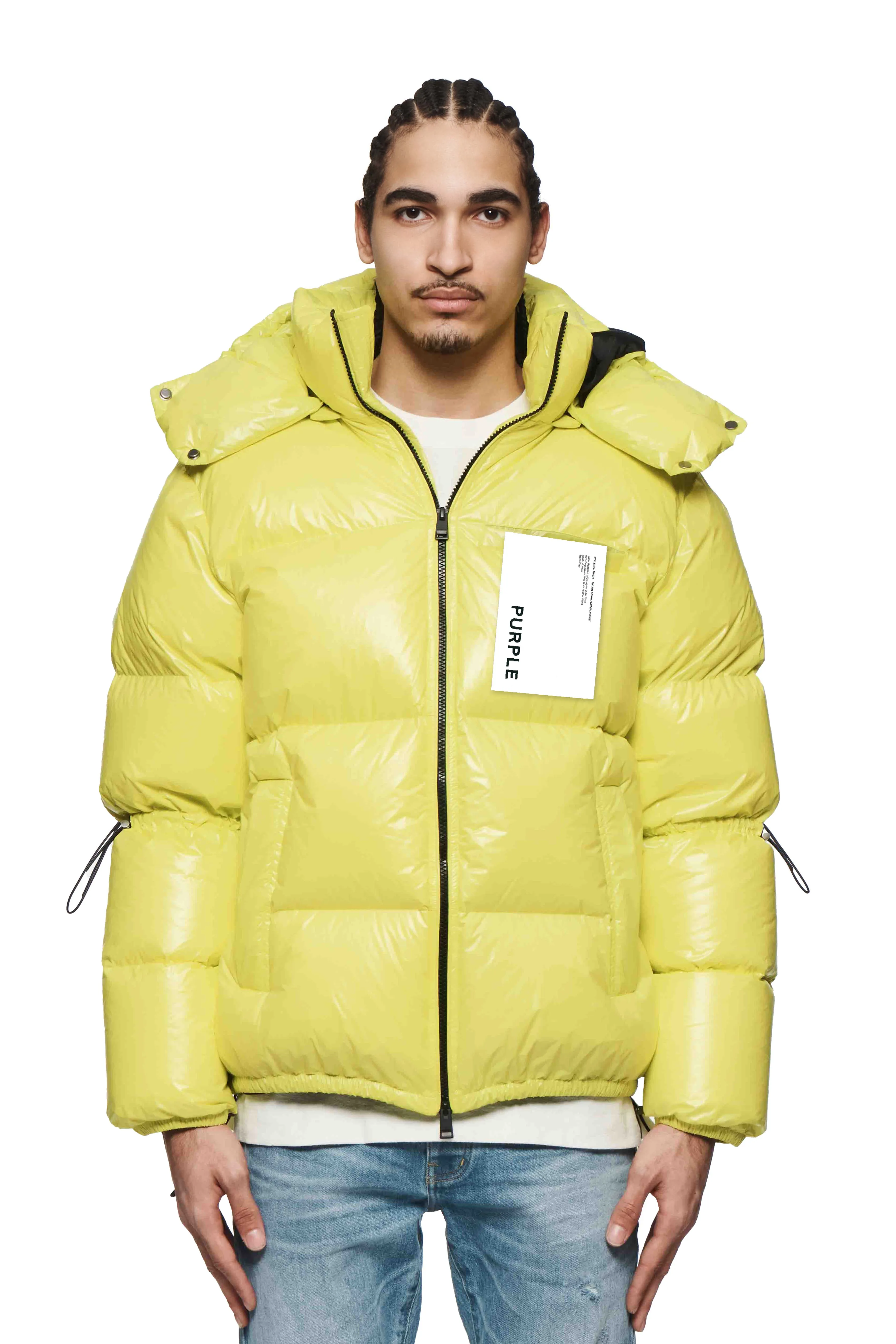 Nylon Puffer Jacket (Green) - M6079-PSUP424