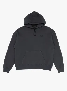 OG Logo Elastic Cord Hoodie Charcoal