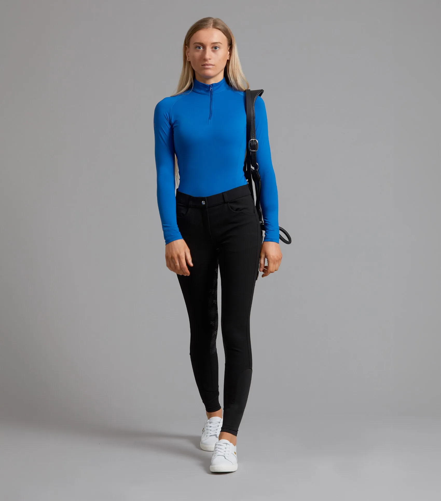 Ombretta Ladies Technical Riding Top Royal Blue