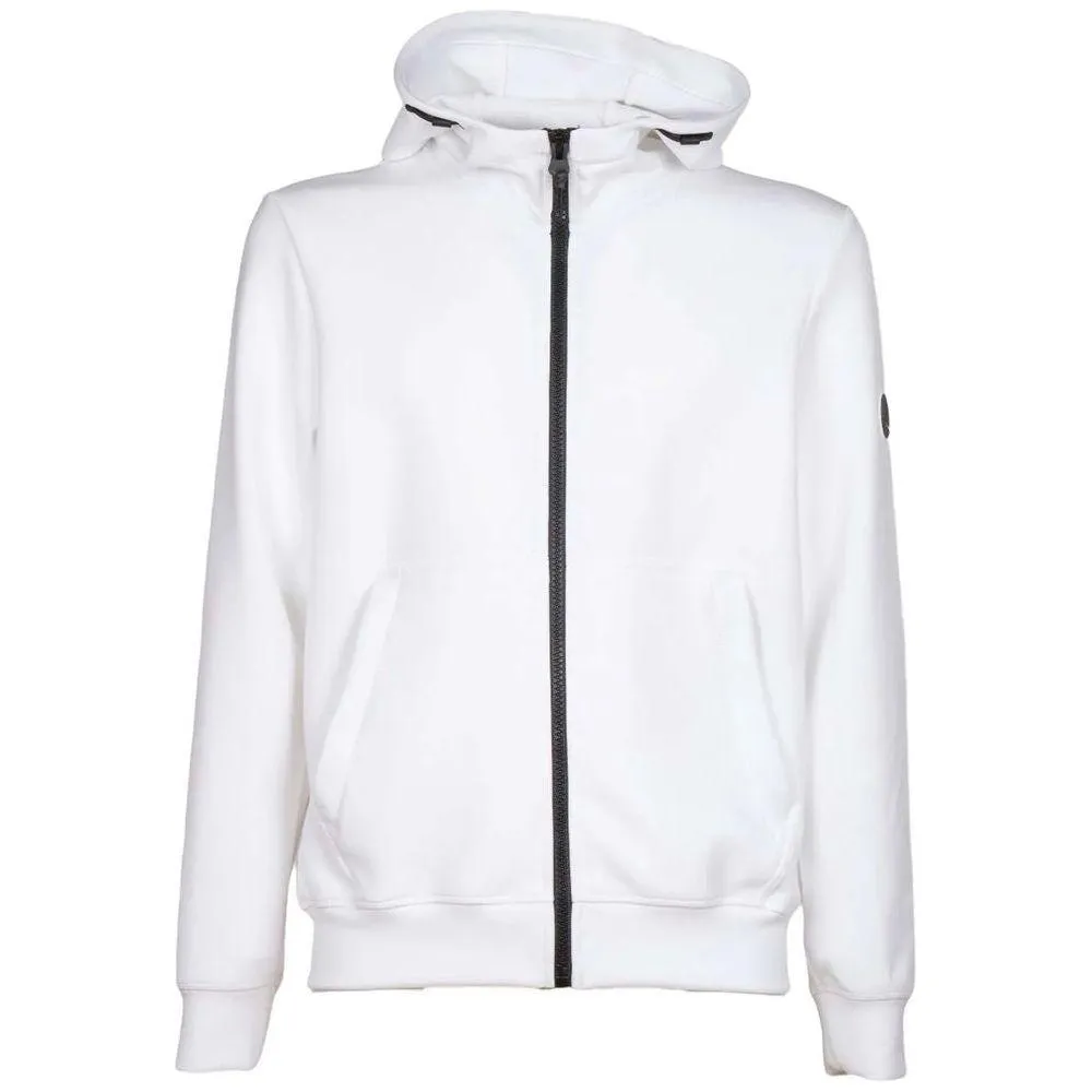 People Of Shibuya Elegant White Tech Fabric Hoodie