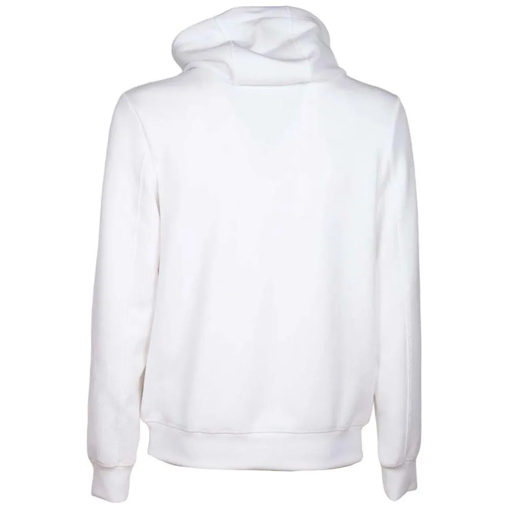 People Of Shibuya Elegant White Tech Fabric Hoodie