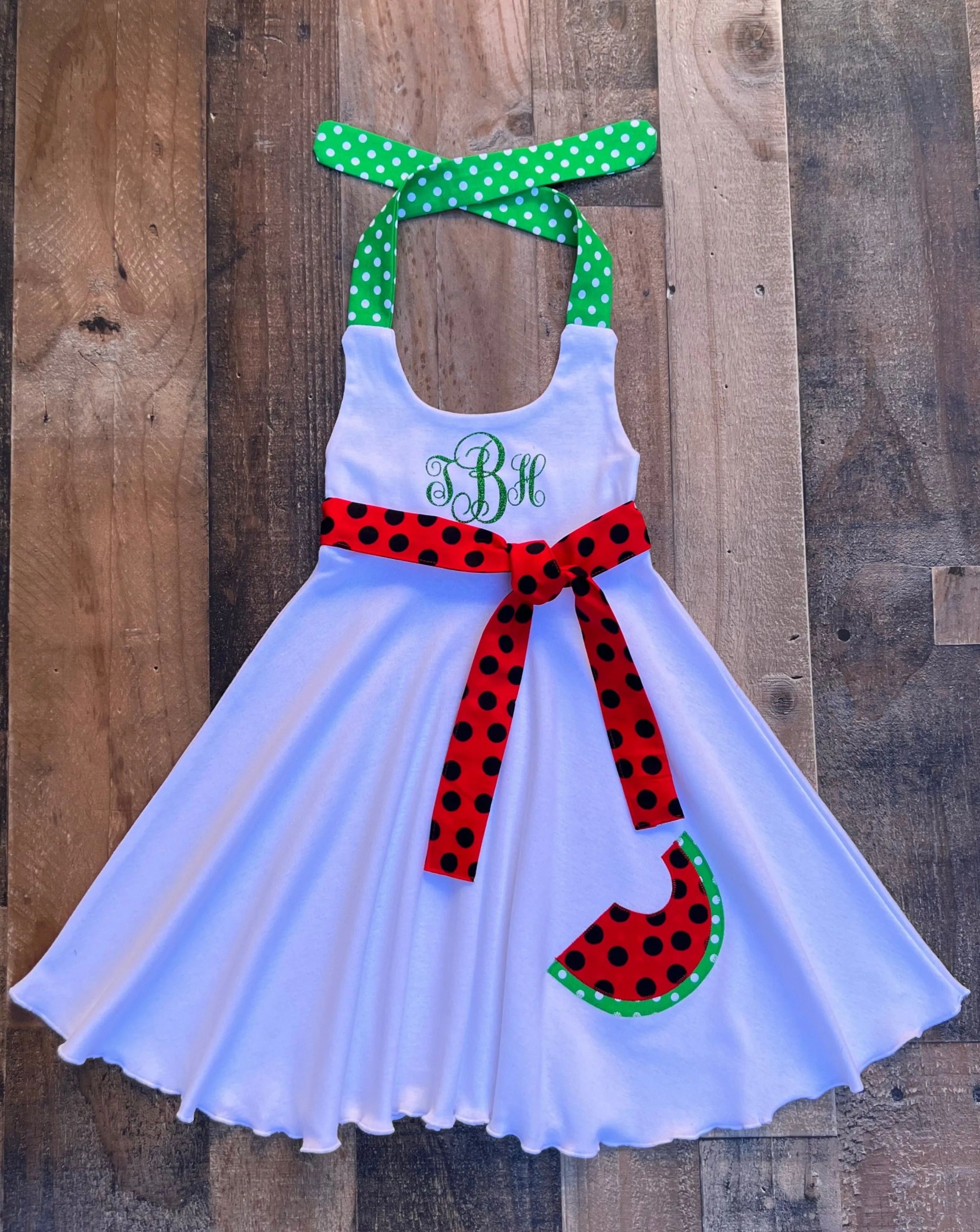 Personalized Watermelon Dress