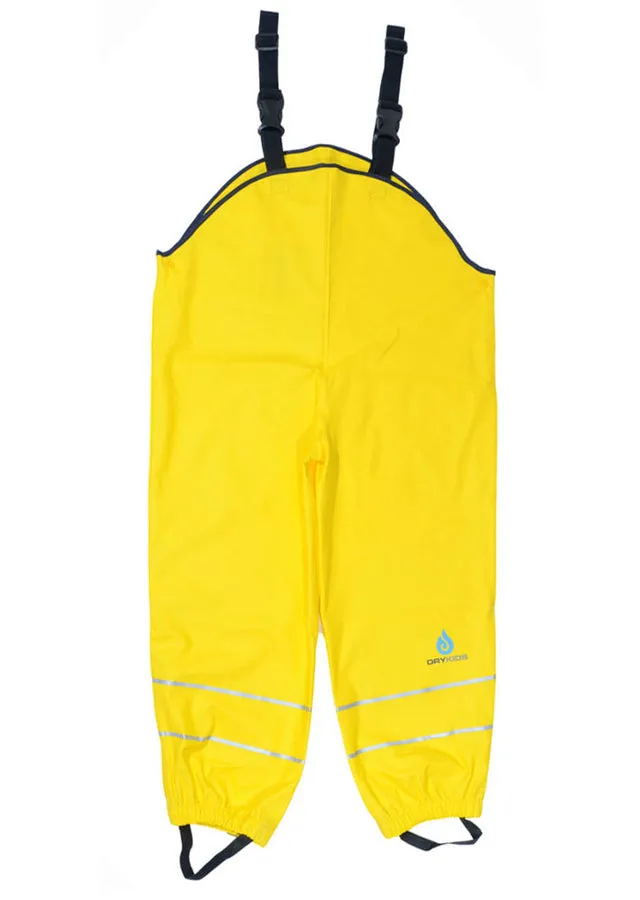 PU Splash Turquoise/Yellow Jacket & Dungaree Set