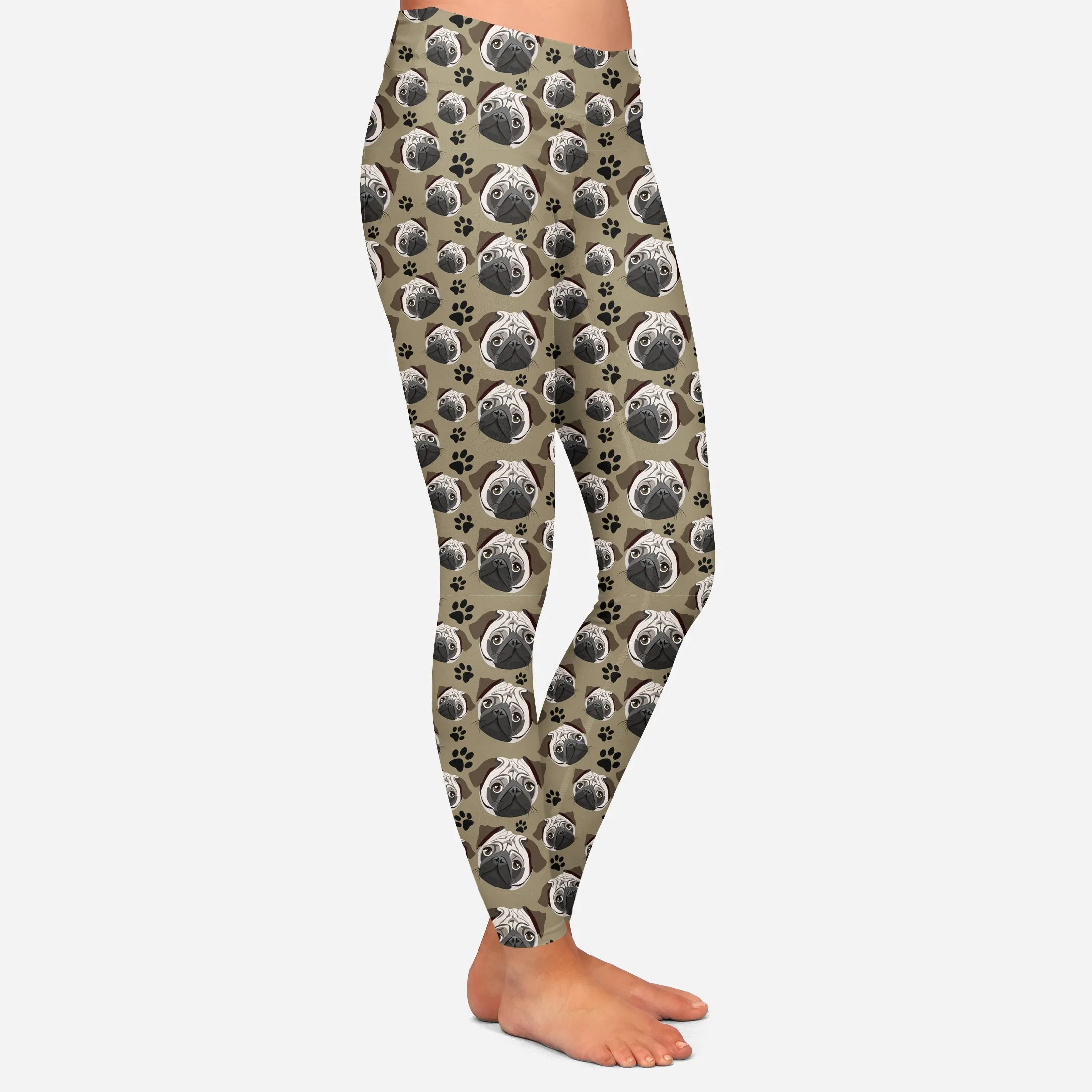 Pug Life FUNDRAISER - High-quality Handcrafted Vibrant Leggings