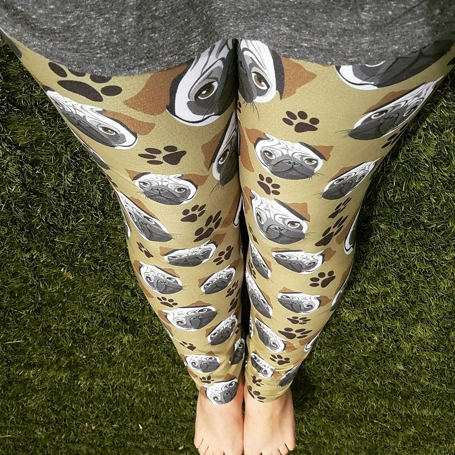 Pug Life FUNDRAISER - High-quality Handcrafted Vibrant Leggings