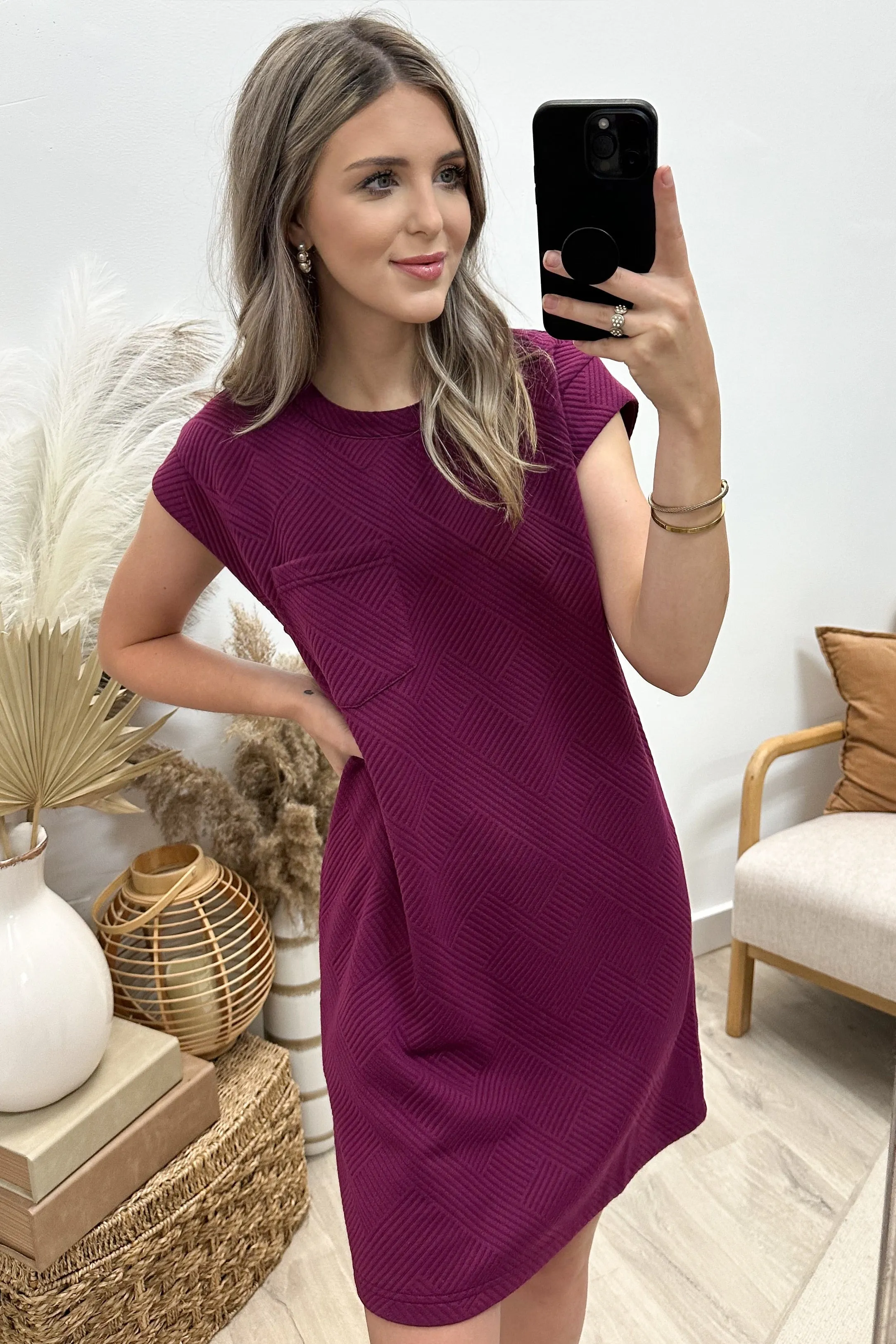 "All You Need" Dress (Plum)