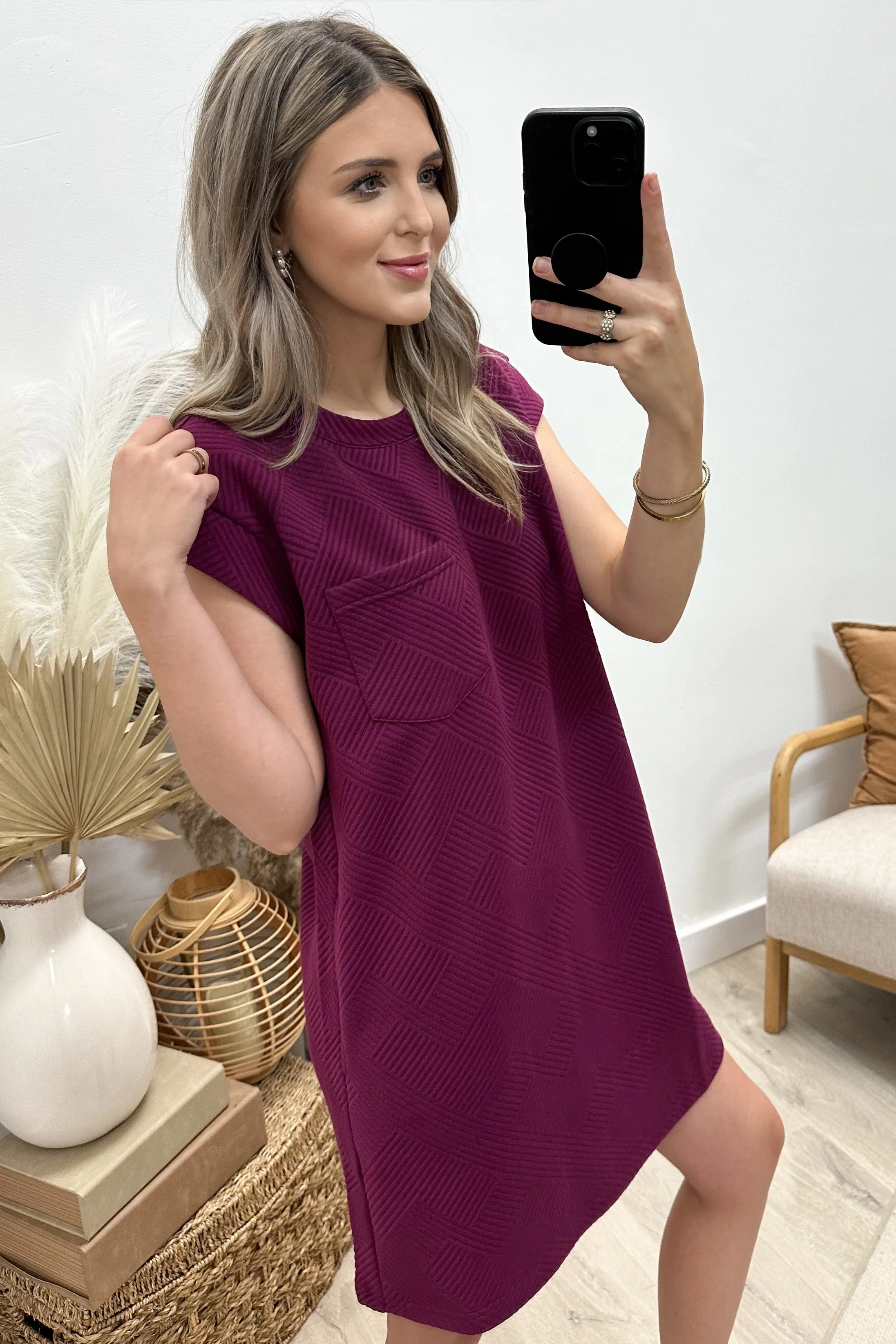 "All You Need" Dress (Plum)