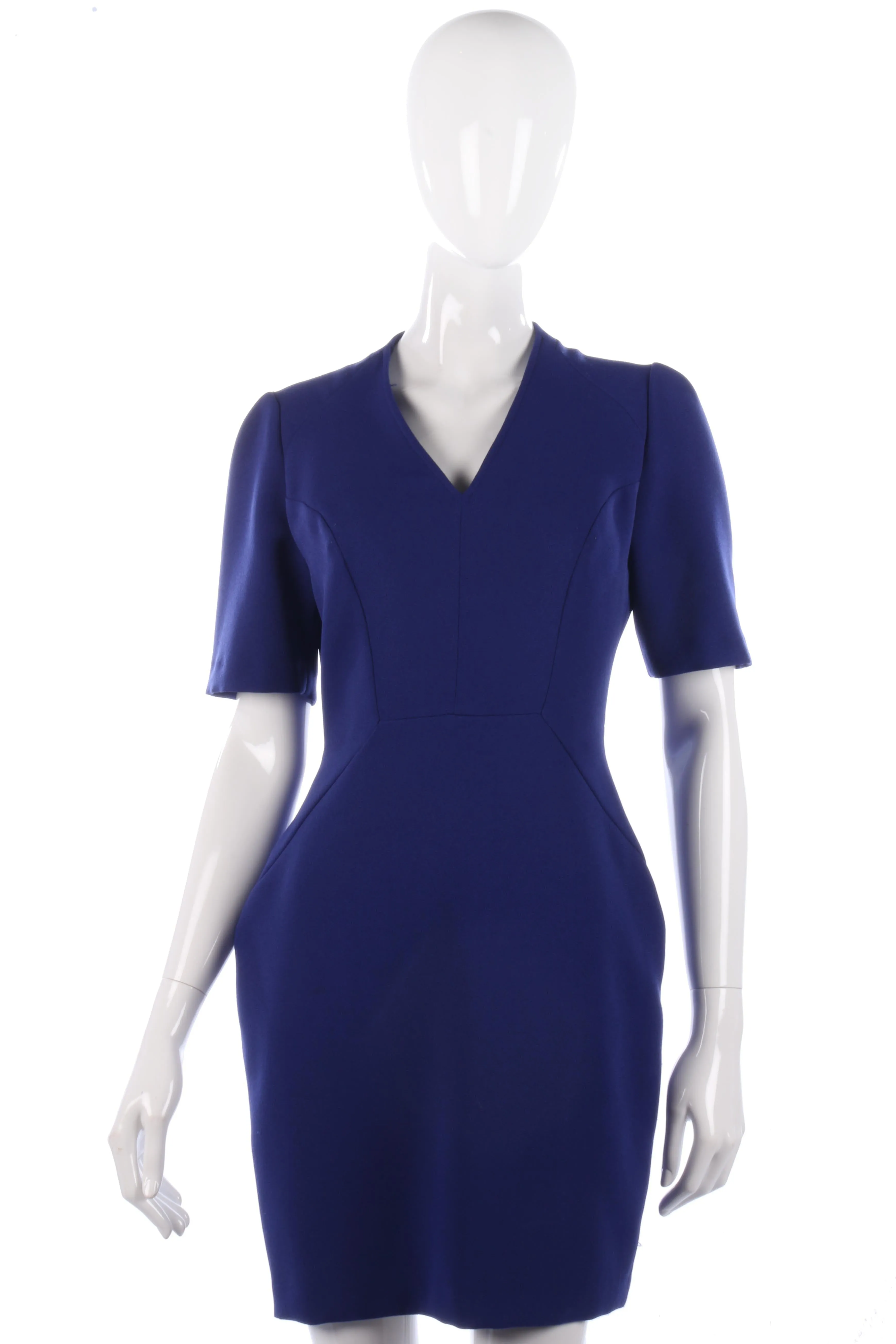 Reiss blue bodycon dress size 10