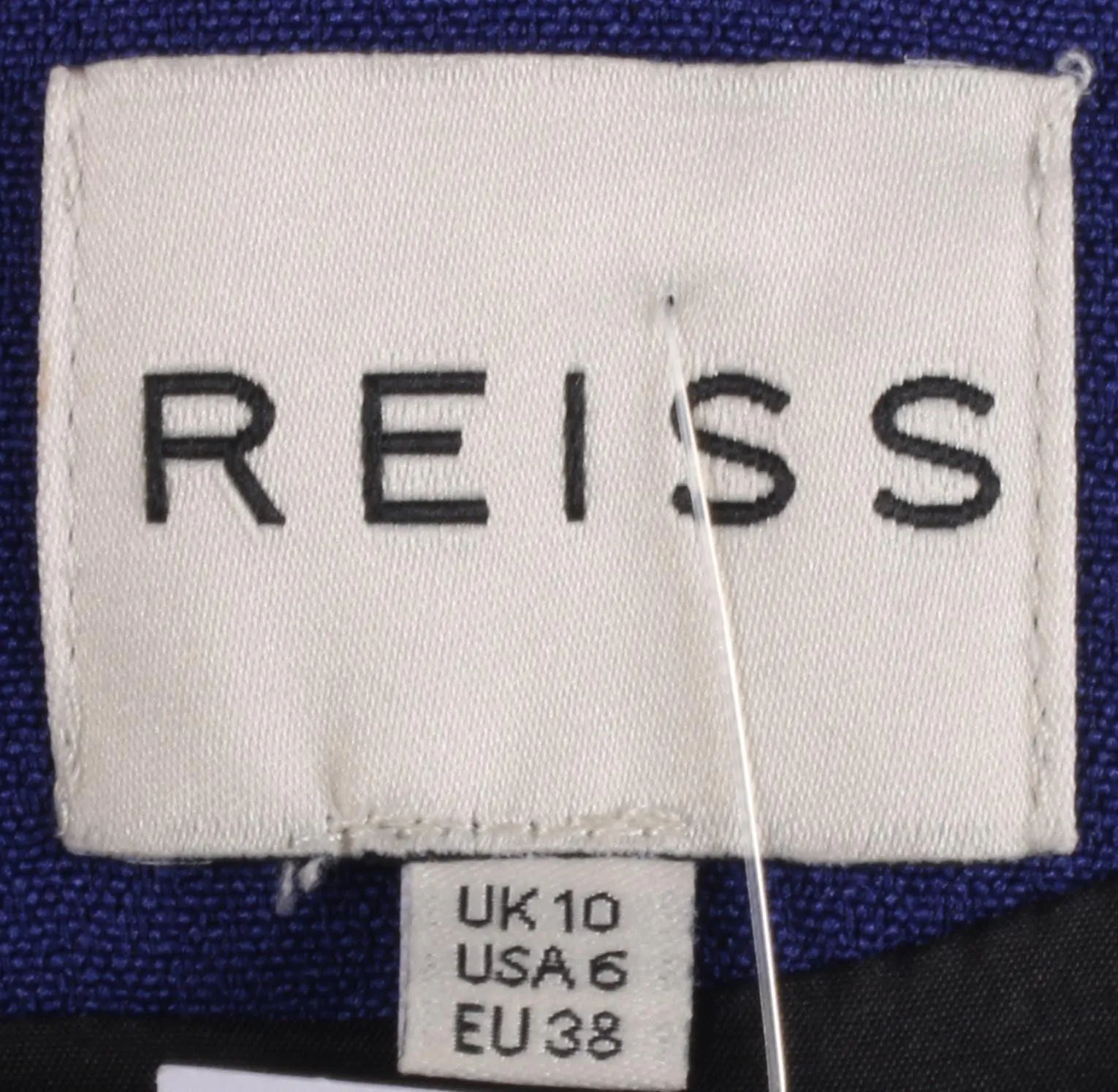 Reiss blue bodycon dress size 10