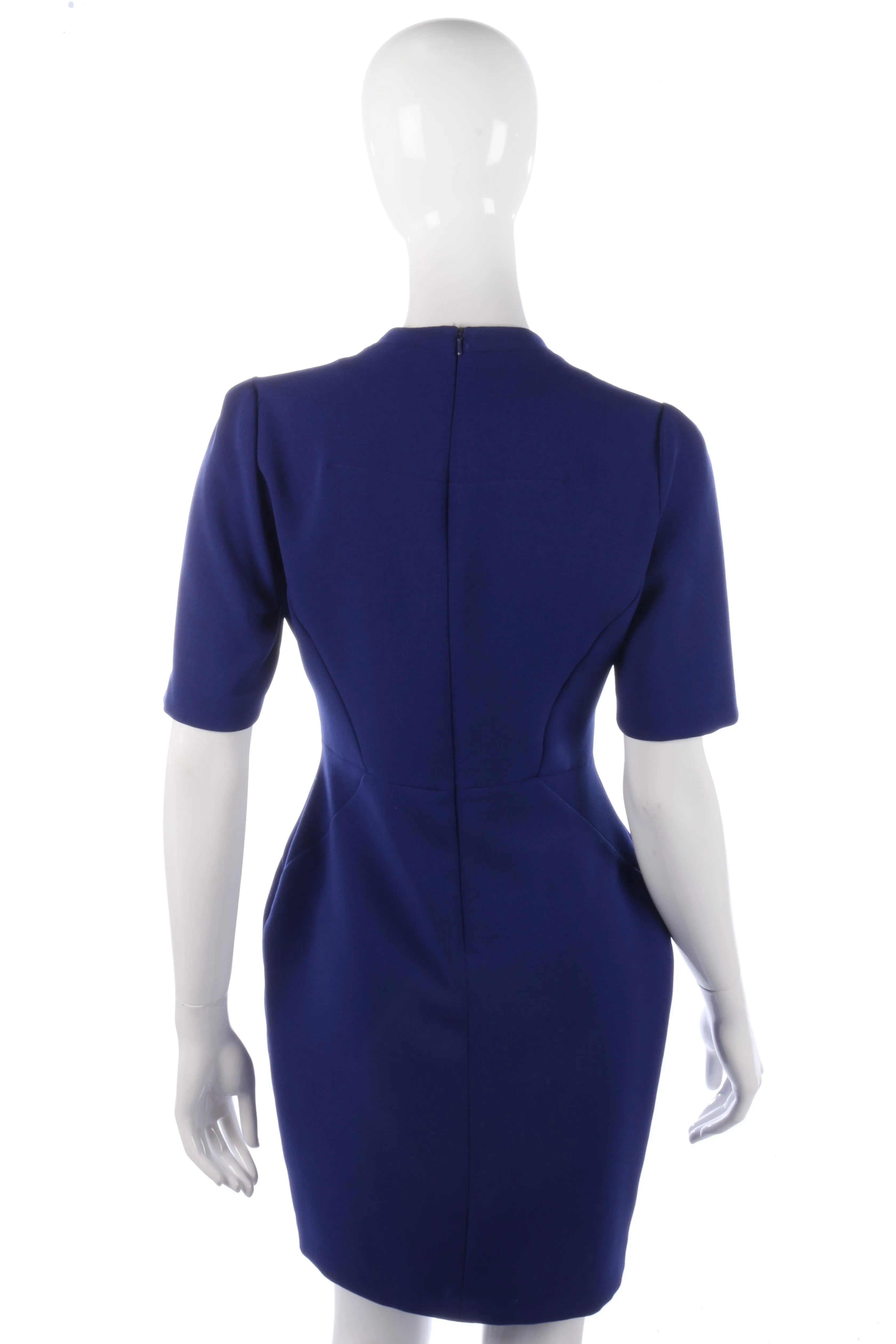 Reiss blue bodycon dress size 10