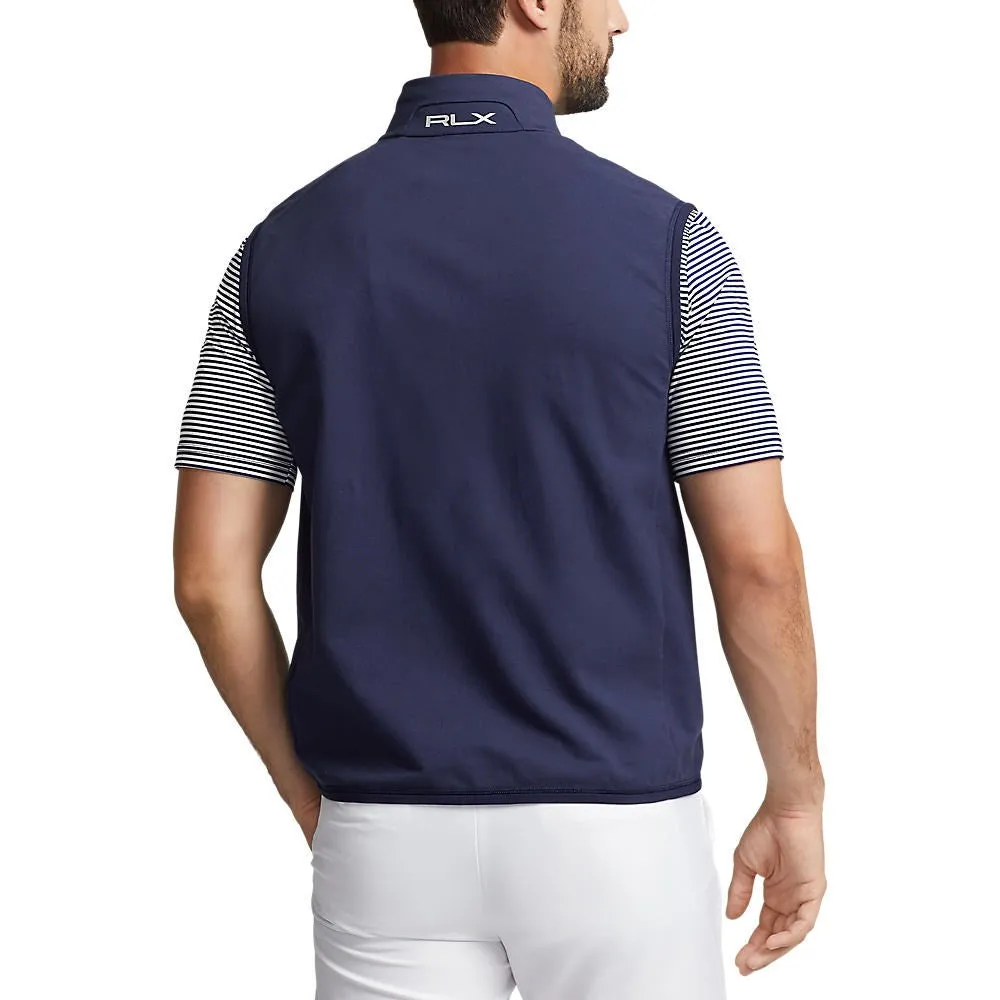 RLX Ralph Lauren Tech Terry Golf Vest - White/Navy