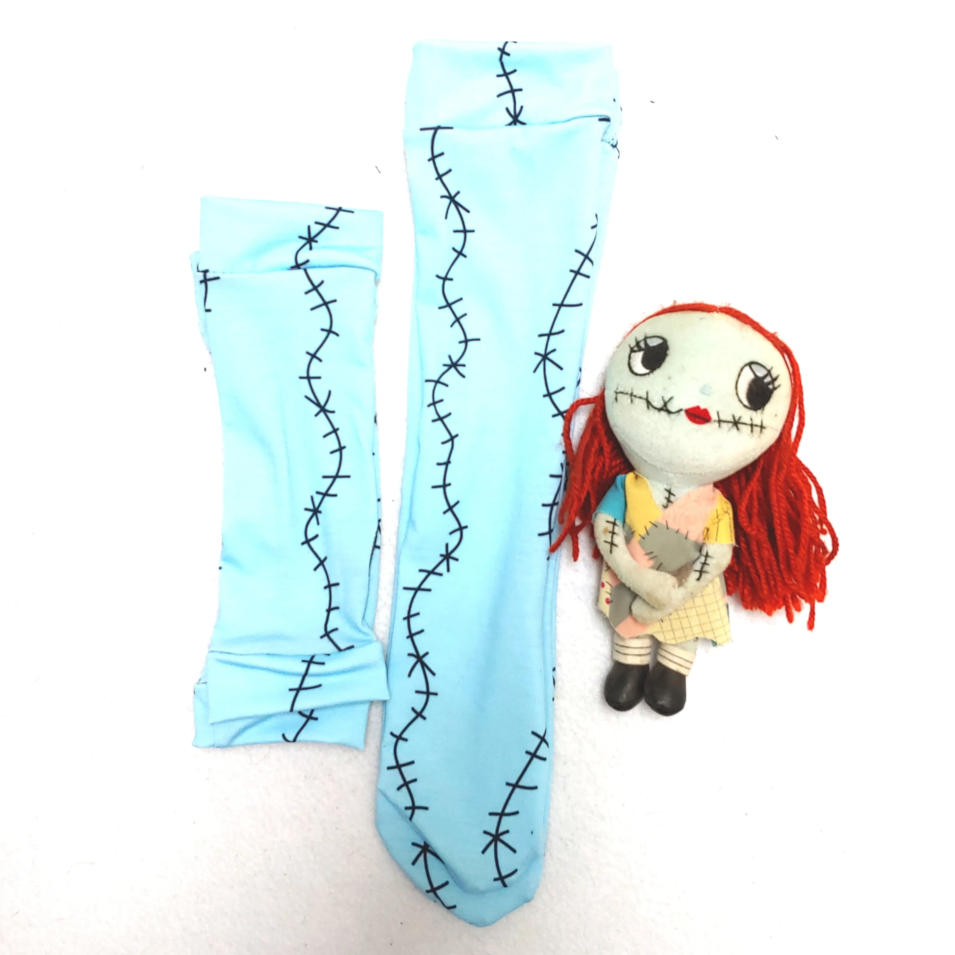 Sally Legs Knee Socks Ragdoll for Halloween Girls