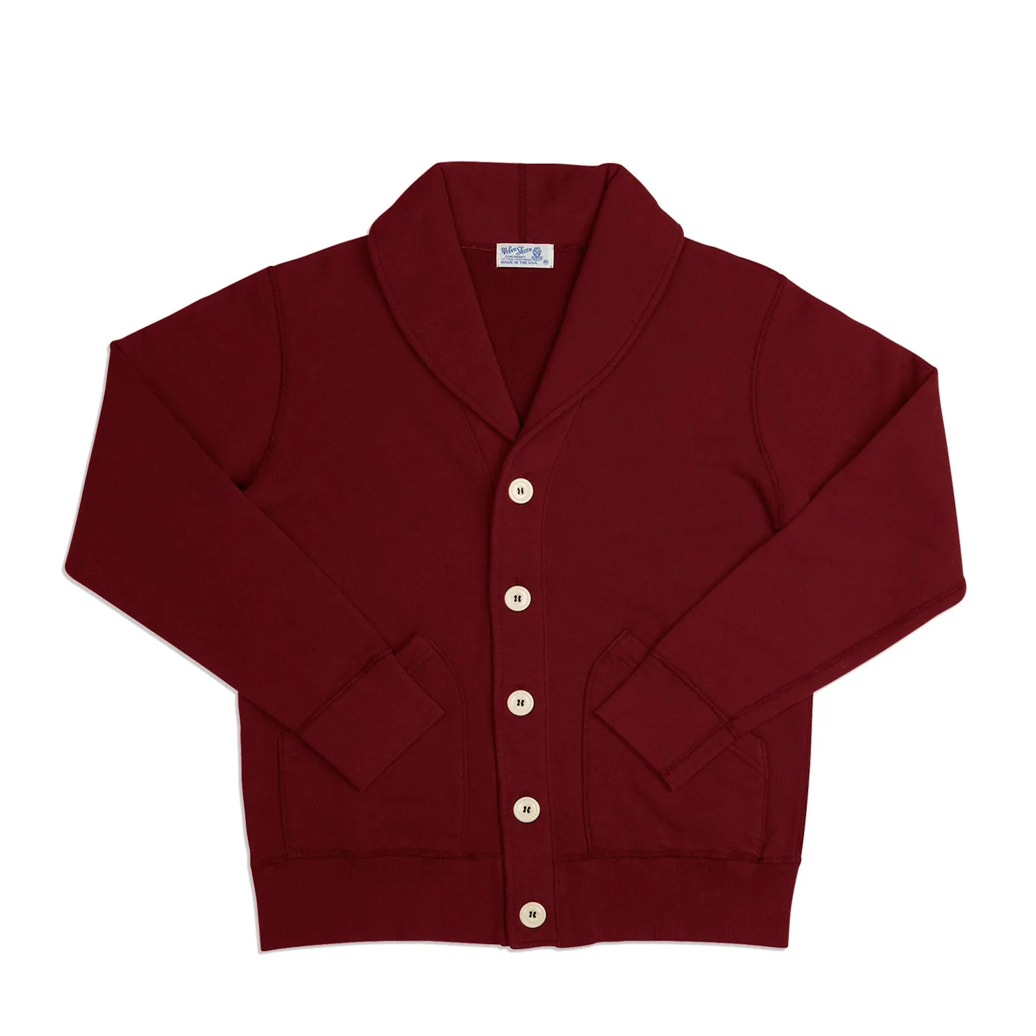 Shawl Cardigan / Burgundy