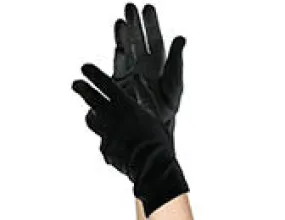 Short Black Gloves for adults, 1 count