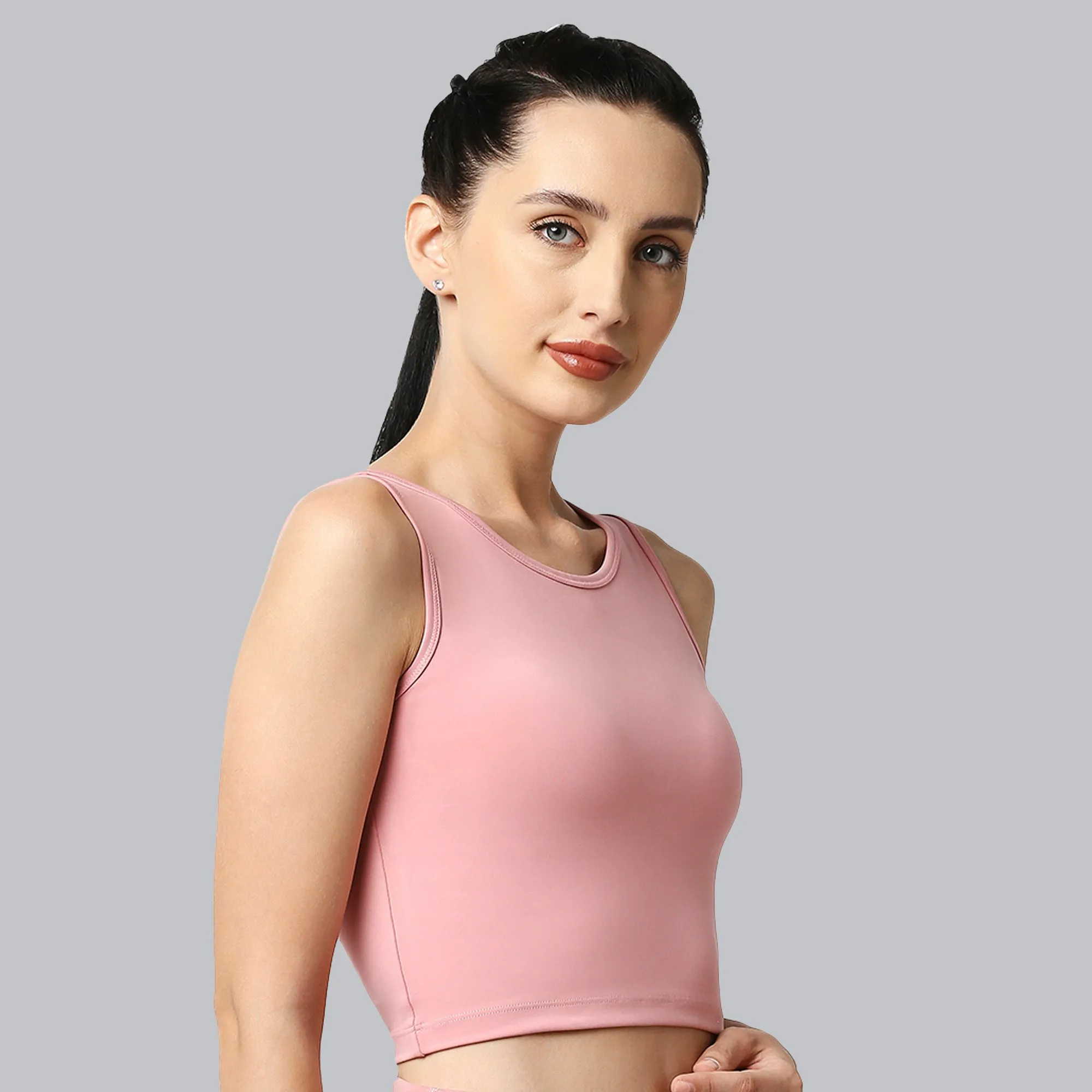 Sleeveless Sports Crop Top AT-5