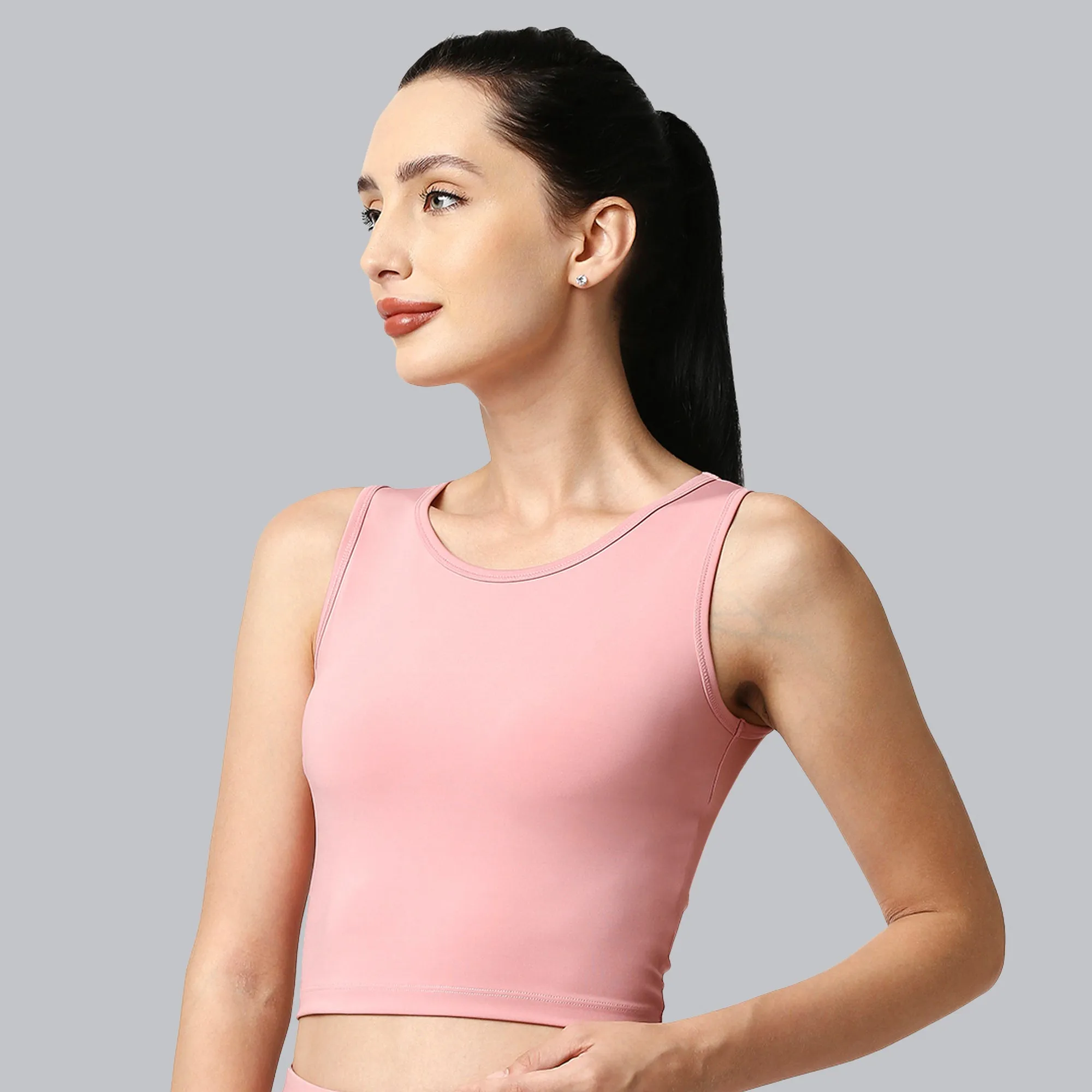 Sleeveless Sports Crop Top AT-5