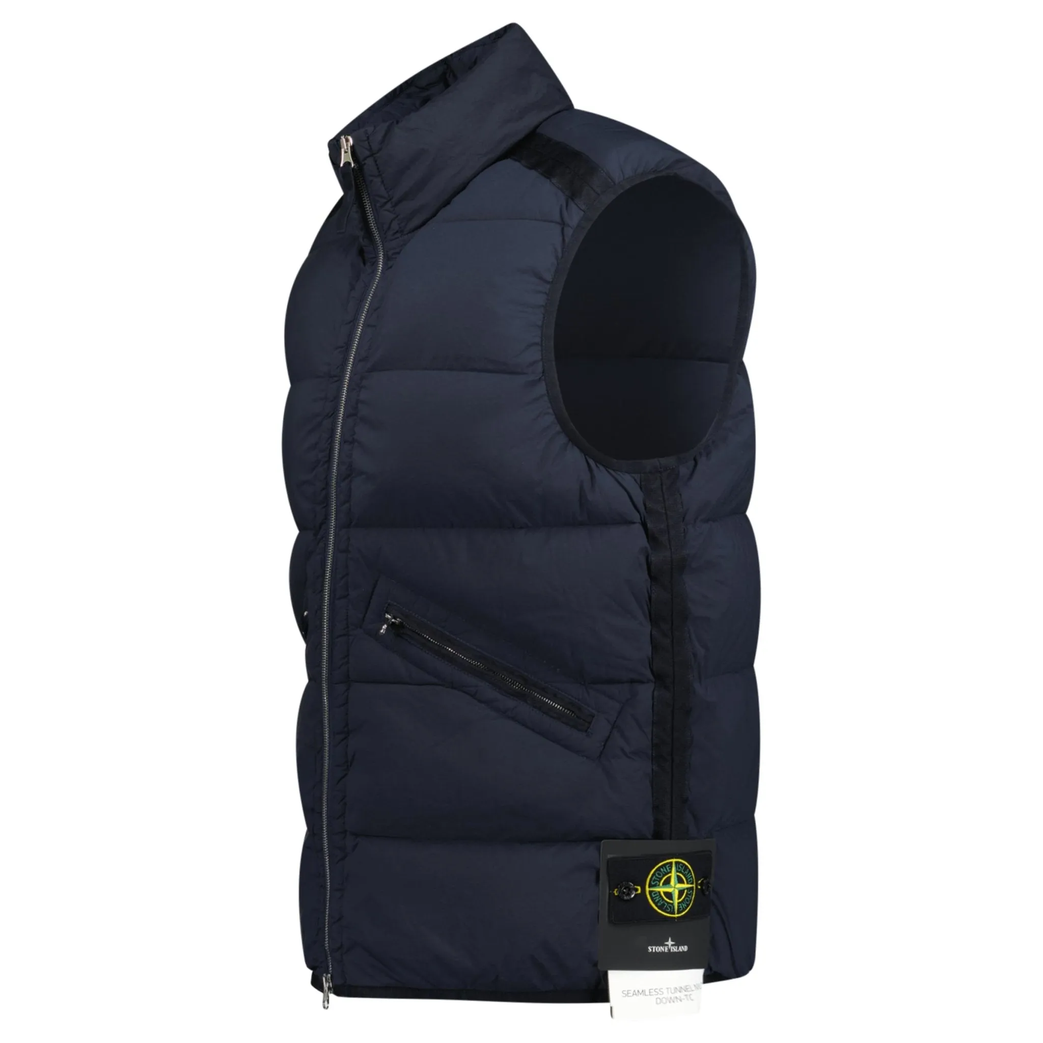 Stone Island Seamless Tunnel Down Gilet Navy