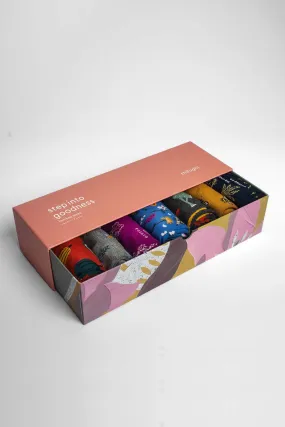 Thought Ginney Patterned Bamboo 7 Pack Sock Gift Box