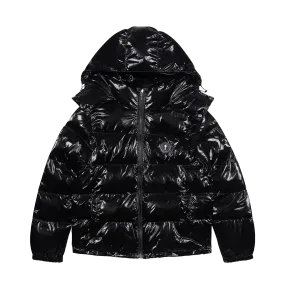 Trapstar Irongate Detachable Hooded Puffer Jacket - Shiny Black