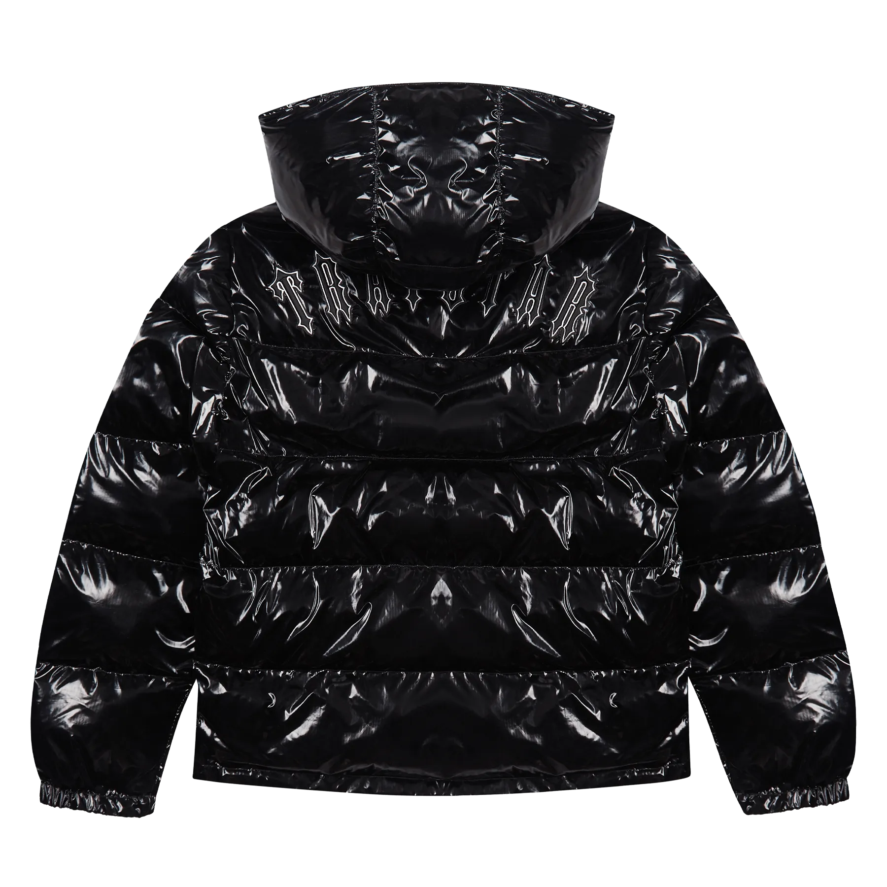 Trapstar Irongate Detachable Hooded Puffer Jacket - Shiny Black