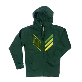 UNION Chevron Zip-Up Hoodie