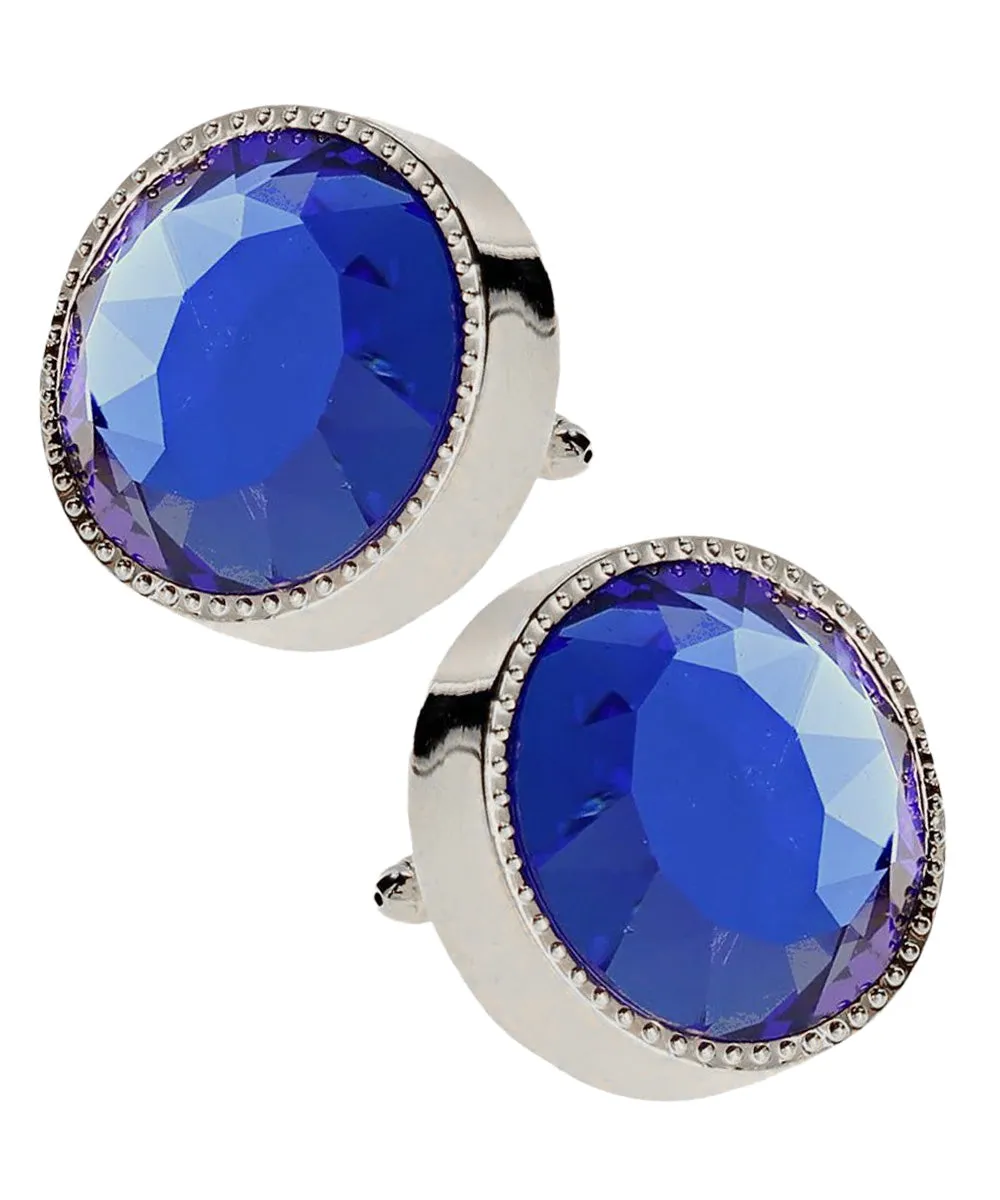 Vittorio Vico Large Colorful Tricep Colorstone Cufflinks: CL16XX Series