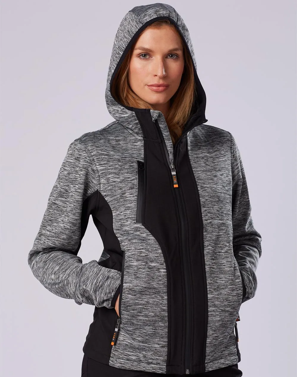 Winning Spirit Laminated Functional Knit Hoodie (JK49)