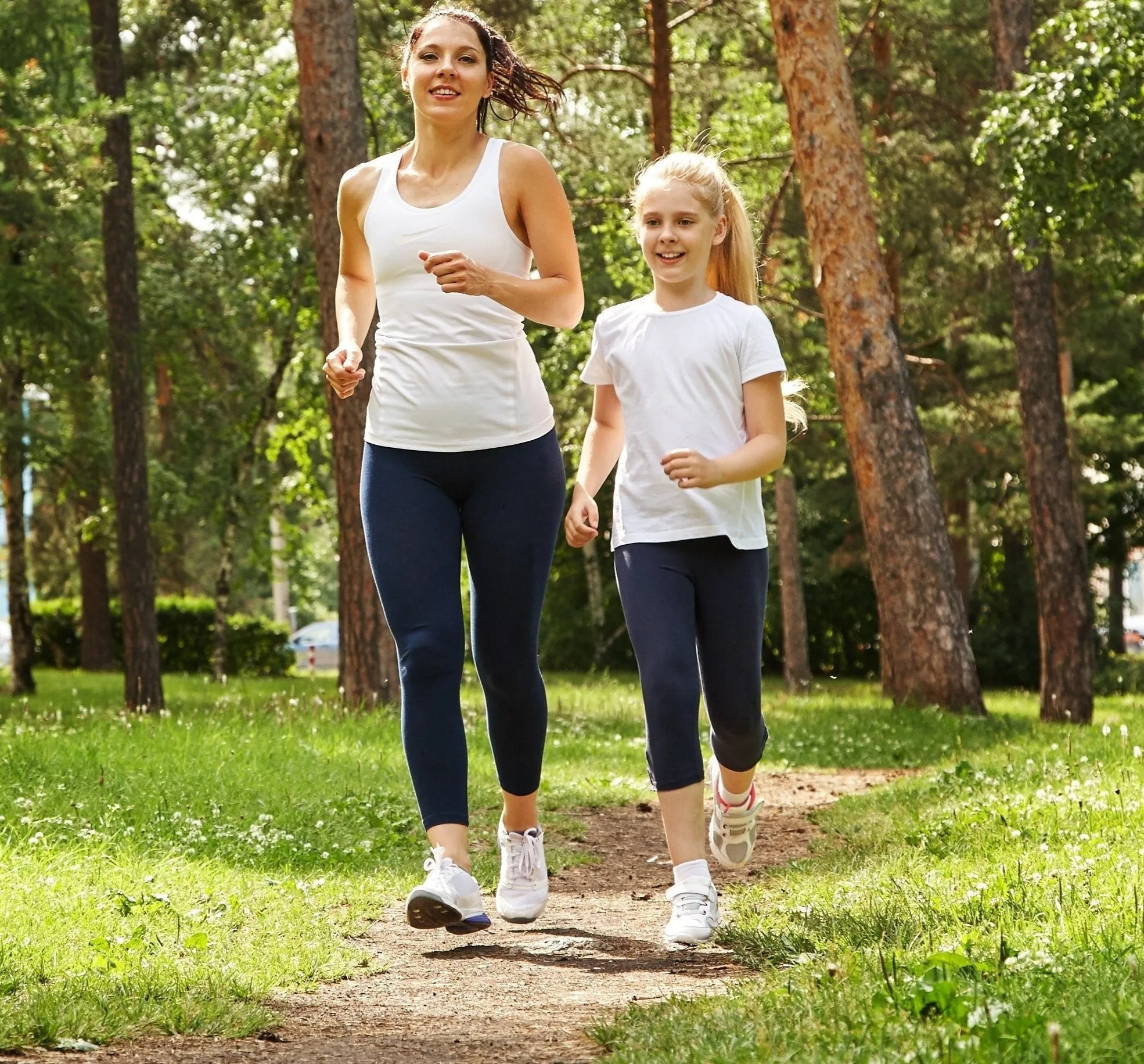 Women Navy Blue Capri Leggings, Soft YogaPants, Sizes OS/TC/TC2, Yoga Waist, Exclusive Leggings