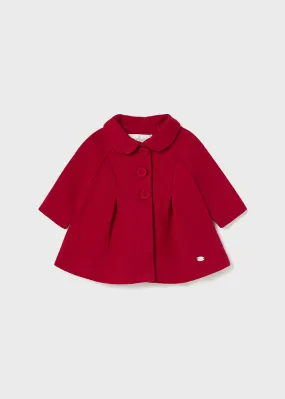 Wool Coat Girls (Red)  - Select Size