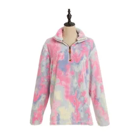 Youth Katydid Tie Dye Sherpa